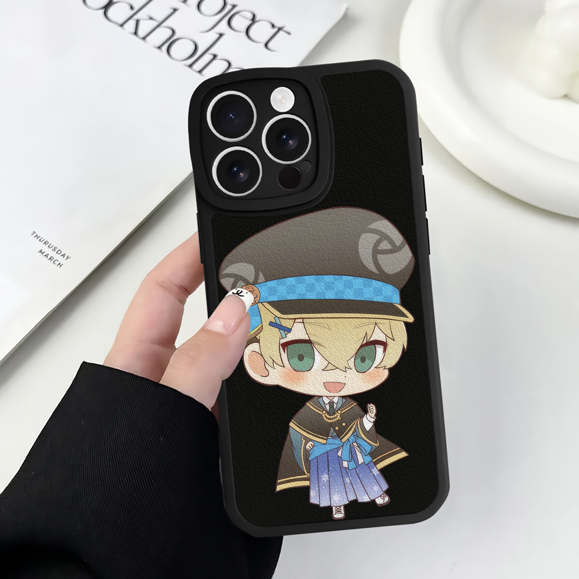 （画像用） 東京リベンジャーズ Tokyo Revengers 【iPhone 16シリーズ対応】シリコンスマホケース（レザー調） 材質：シリコン